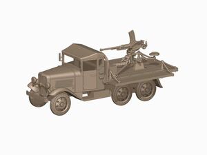 1/72レジンキット　未塗装 WWⅡ 日本陸軍　九四式六輪自動貨車　20mm機関銃搭載【同梱可能】Y7203