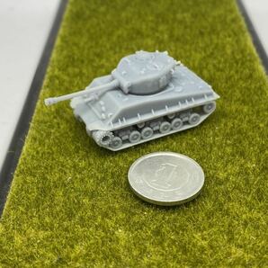 1/144レジンキット 未塗装 WWⅡ アメリカ軍 M4A3E8中戦車 ディーテルアップ ワールドタンクミュージアム【同梱可能】0520の画像3