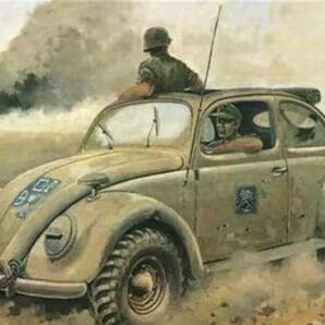 1/144レジンキット 未塗装 WWⅡ ドイツ軍 フォルクスワーゲン・ビートル 小型自動車 Aワールドタンクミュージアム【同梱可能】1213の画像6