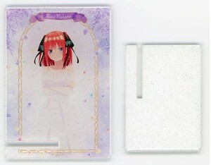 【中古品】「映画　五等分の花嫁　POP UP SHOP Summer Festival in ロフト スクラッチくじ」 ラメアクリルスタンド賞　中野二乃