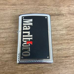 【7514】Zippo ジッポ Marlboro マルボロ ライター 喫煙具 たばこ アクセサリー シルバーカラー ブラック