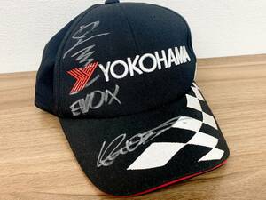 [7563]YOKOHAMA Yokohama Tire autographed cap hat Motor Sport fashion collection 