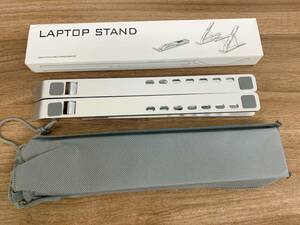 1円スタート！ LAPTOP STAND ラップトップスタンド ノートPC台 SE-NPS01 パソコン 周辺機器 箱付