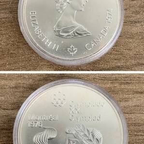 【7545.01】1976年 エリザベス女王 ELIZABETH Ⅱ カナダ モントリオールオリンピック 五輪 5ドル 10ドル セット コイン コレクション の画像9