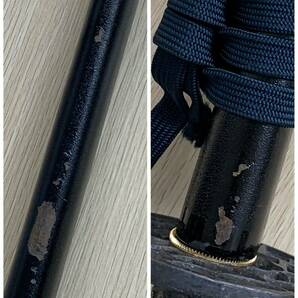 【7392】模造刀 レプリカ インテリア 置物 オブジェ 武具 日本刀 コレクション レトロ 鞘 和風 の画像10
