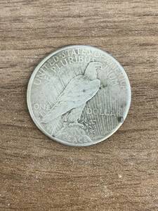 【7545.04】1922年 アメリカ 1ドル 銀貨 リバティコイン ピースダラー USA LIBERTY ONE DOLLAR PEACE 古銭 ヴィンテージ 