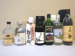 古酒 未開栓 7本セット 長芋 きくいも 他 焼酎 六趣 八草 G-mo 夜叉ヶ池 他 720-900ml 20-35% B3363sz