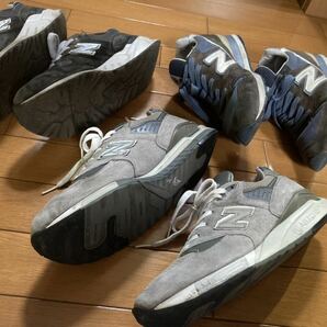 【MADE IN USA New Balance 996/998/999 サイズ9D 27cm 3足セット】1300140017002000の画像4