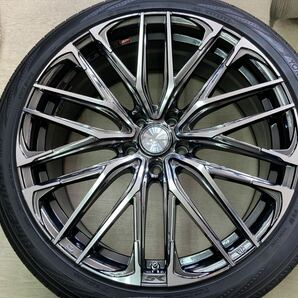 ウェッズ レオニス SK◆8.5J 20インチ IS35 5/114.3◆245/40R20 付◆30アルファード ヴェルファイア エクストレイル アウトランダー などの画像4