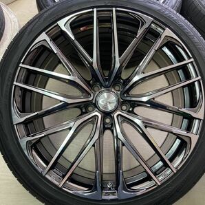 ウェッズ レオニス SK◆8.5J 20インチ IS35 5/114.3◆245/40R20 付◆30アルファード ヴェルファイア エクストレイル アウトランダー などの画像2