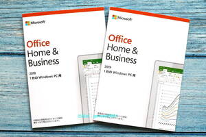 Microsoft Office Home & Business 2019｜POSAカード版　2枚｜個人アカウント登録型プロダクトキー｜永続版｜認証保証｜未使用未開封