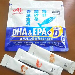 味の素 DHA＆EPA＋ビタミンD 30日分 ＆ 3つのお出汁付