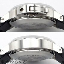 101721222 1円 オフィチーネパネライ OFFICINE PANERAI ルミノールマリーナ 40m PAM00050 SS ラバー H番 腕時計 ユニセックス 自動巻_画像5