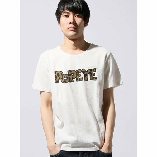 新品 送料無料 Bitter Ender × POPEYE ビターエンダー ポパイコラボTシャツ Logo ロゴ