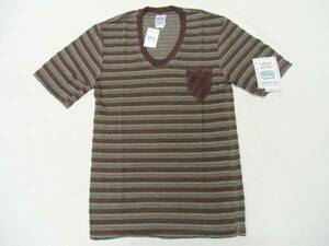  new goods US RAGS US rug s border T-shirt made in USA America made M