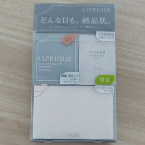 【未開封新品】 エスプリーク シンクロフィット パクト限定セット（レフィル+専用ケース+下地）