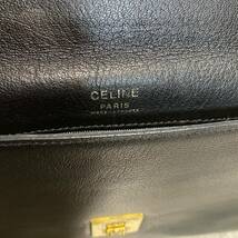 【中古品】CELINE クラッチバッグ ★セカンドバッグ ブラック レザー セリーヌ@NIS_画像5