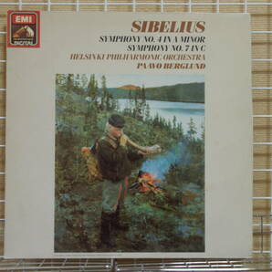 LP シベリウス：交響曲第4，7番/ベルグルンド～ヘルシンキPO フィンランド盤の画像1