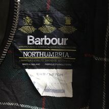 英国製 90s Barbour NORTHUMBRIA バブアー ノーザンブリア ヴィンテージ C42 オイルドジャケット コート 3クレスト 3クラウン 80s L_画像10