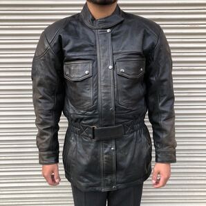 90s ドイツ製 Held leather ヘルド レザー ライダース ライナー付き モーターサイクルジャケット ユーロ ヴィンテージ 80s UK イギリス