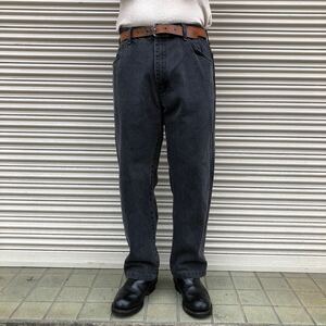 90s Rustler Wrangler ラスラー ラングラー デニムパンツ Black Denim Pants 80s ヴィンテージ ブラックデニム 後染め W38 L30 96cm