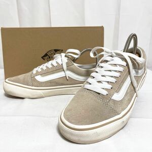  мир 287* VANS OLD SKOOL Van z Old school low cut спортивные туфли замша V36CF 23 бежевый женский Vans с коробкой 