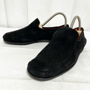  мир 299* Швейцария производства BALLY Bally туфли без застежки Loafer обувь замша кожа US6 черный женский 