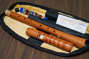 [ as good as new ]mo- Len Howell Mollenhauer tenor recorder Kynseker gold ze car product number 4407 maple maple material C tube A=442Hz