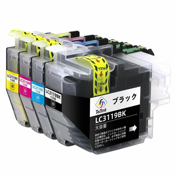 4色セット　LC3119-4pk LC3119 互換 インク ブラザー(Brother)用