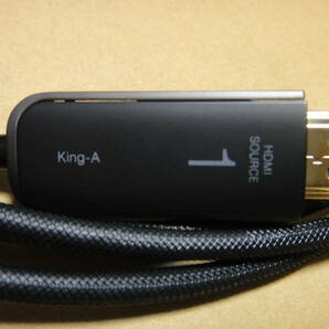 【中古・美品】FIBBR King-A 2.0m 2m HDMI ケーブル フィバー 光変換式 4K 光 ファイバー 18Gbps