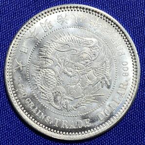 貿易銀 明治8年1円銀貨 (比重10.24) (明治ハ年一圓銀貨)の画像9