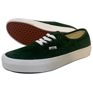 格安VANSバンズAuthentic PIG SUEDE オーセンティックSUEDEグリーン 27.0cm 新品未使用