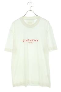 ジバンシィ GIVENCHY BM716G3Y99 サイズ:3XL リバースロゴプリントTシャツ 中古 OM10