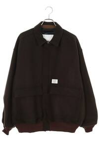 ダブルタップス WTAPS 23AW Jacket / Wony. Melton 232BRDT-JKM04 サイズ:4 ウォニーメルトンジャケットブルゾン 中古 BS99