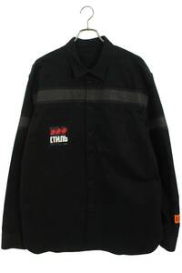 ヘロンプレストン HERON PRESTON HMGA006F19748004 サイズ:XL ロゴパッチワーク長袖シャツ 中古 BS99