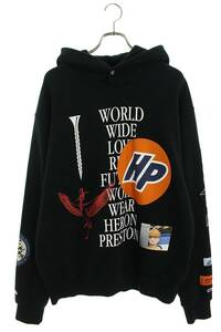 ヘロンプレストン HERON PRESTON 20AW HMBB011F20JER001 サイズ:M コラージュプリントプルオーバーパーカー 中古 BS99