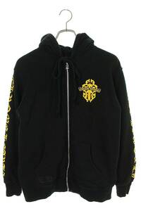 クロムハーツ Chrome Hearts SWTSHRT HD ZIP サイズ:L アームロゴダガージップアップパーカー 中古 SJ02