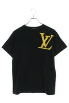 ルイヴィトン LOUISVUITTON 19SS RM191 LVO HGY97W サイズ:XXS LVロゴブロックプリントTシャツ 中古 NO05_画像1