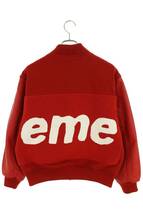 シュプリーム SUPREME 24SS Big Logo Chenille Varsity Jacket サイズ:S ビッグロゴシェニールバーシティブルゾン 中古 SB01_画像2