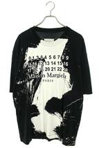 メゾンマルジェラ Maison Margiela 20SS S29GC0282 サイズ:S ロゴペイントクルーネックTシャツ 中古 SB01_画像1