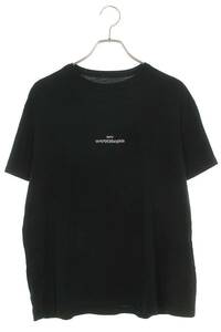 メゾンマルジェラ Maison Margiela S30GC0701 サイズ:48 ディストーテッドロゴ刺繍Tシャツ 中古 FK04