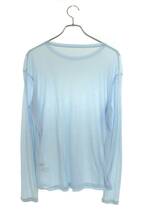 ゼロエイトサーカス 08sircus 24SS S24SS-CS02 Super sheer rib crew neck サイズ:5 リブクルーネック長袖カットソー 中古 BS99_画像2