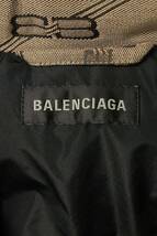 バレンシアガ BALENCIAGA 22AW 681885 TML33 サイズ:44 ロゴ総柄パファーダウンジャケット 中古 BS99_画像3