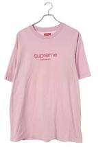 シュプリーム SUPREME 22AW Beaded Logo S/S Top サイズ:M ビーズロゴTシャツ 中古 SB01_画像1