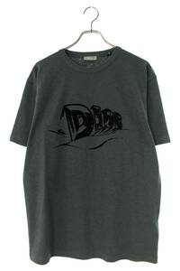  Dior DIOR 23AW 393J696A0849 size :M Logo print T-shirt new old goods OM10