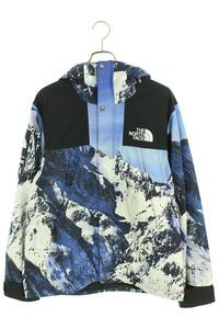 シュプリーム SUPREME ノースフェイス 17AW The North Face Mountain Parka サイズ:M 総柄マウンテンパーカーブルゾン 中古 SB01