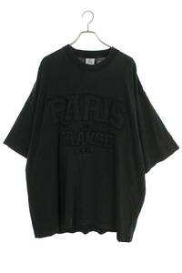 ヴェトモン VETEMENTS UE64TR370B サイズ:XL XXXL PARIS LOGO T-SHIRTTシャツ 中古 FK04