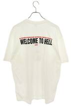 シュプリーム SUPREME トイマシーン 24SS Toy Machine Welcome To Hell Tee サイズ:XL フロントプリントTシャツ 中古 FK04_画像2