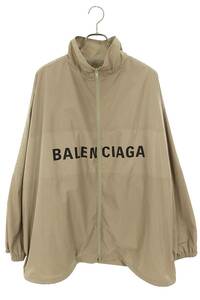 バレンシアガ BALENCIAGA 24SS 725302 TPO06 サイズ:L ロゴプリントポプリンブルゾン 新古品 SB01