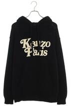 ケンゾー KENZO 24SS KENZO BY VERDY HOODIE FE58PU0113BE サイズ:M ローゲージロゴパーカー 中古 SB01_画像1